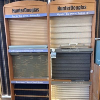 Hunter Douglas shades and blinds at our Wooster OH showroom