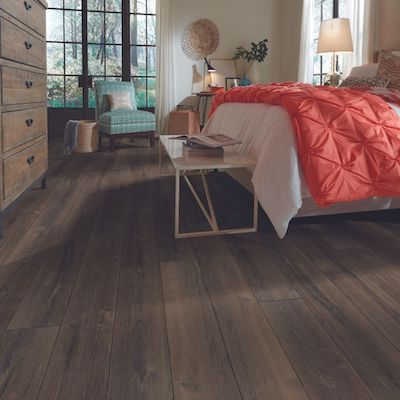 luxury vinyl plank flooring in a Wooster bedroom